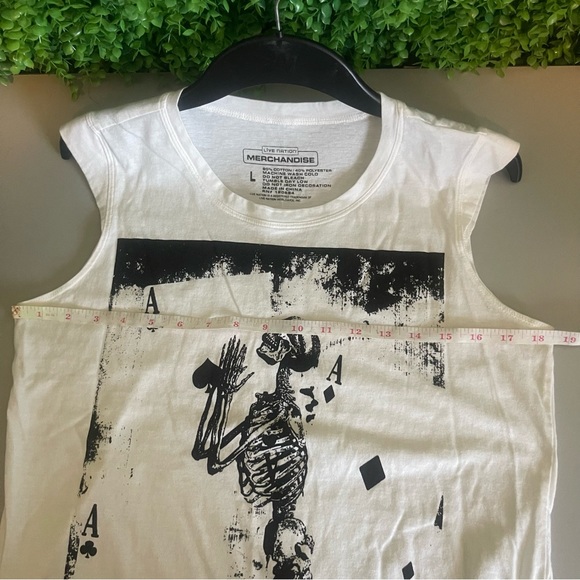 Sublime Ace Of Spades Playing Card Skeleton Praying Tank - Picture 5 of 9